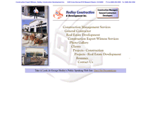 Tablet Screenshot of hedleyconstruction.com